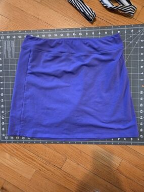 adidas Women's Purple Athletic Mini Skort